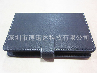 深圳市速諾達科技 廠家直銷多尺寸平板電腦通用鍵盤皮套，優質皮革，批發優選